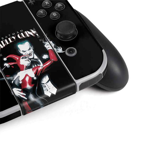 DC Comics The Joker Batman: Harley Quinn Cover #1 Art by Alex Ross. Piece Also known as Tango with Evil Nintendo Switch OLED (2021) Skin